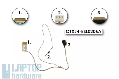 Asus X75A gyári új LCD kábel mikrofonnal (14005-00380100, QTXJ4-ESL0206A)