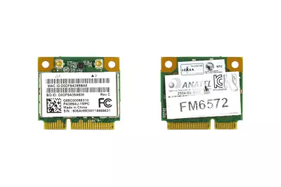 Atheros AR5B195 használt Mini PCI-e (half) WiFi kártya Toshiba Satellite L755D (G86C0005E310)