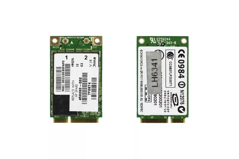 BroadCom BCM94312MCG használt Mini PCI-e WiFi kártya HP (459263-002, 458381-002)