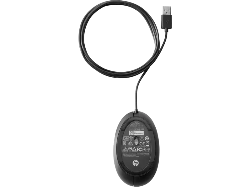 HP USB fekete optikai vezetékes egér 320M (9VA80AA)