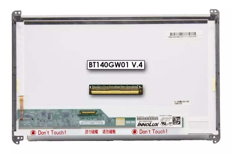 CHIMEI Innolux BT140GW01 V.4 használt fényes 14.0' HD (1366x768) LED kijelző (csatlakozó: 40 pin - bal alul)