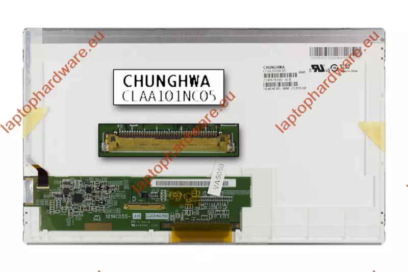 CHUNGWA CLAA101NC05 10,1 inch WSVGA 1024x600 használt matt C kategóriás LED netbook kijelző