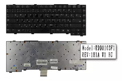 Compaq Evo n1000v fekete magyar laptop billentyűzet