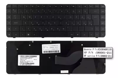 HP G sorozat G56 fekete magyar laptop billentyűzet