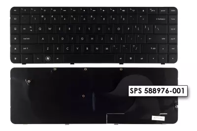 HP G sorozat G56 fekete US angol laptop billentyűzet