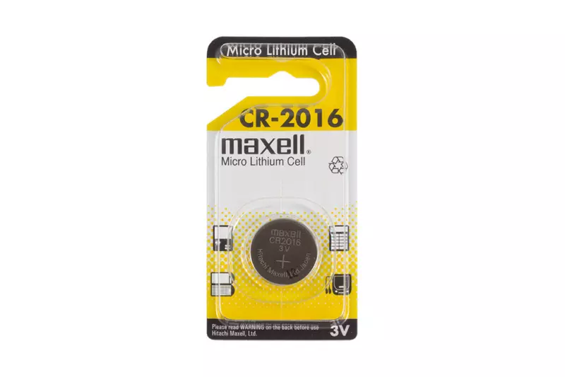CR2016 CMOS elem, 3V-os Maxell