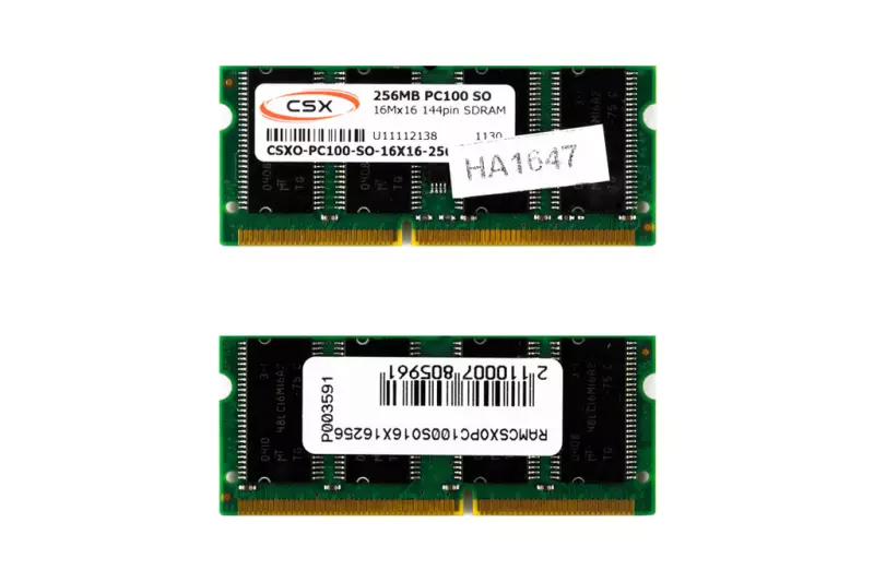CSX 256MB SDRAM 100MHz 16Mx16 gyári új memória