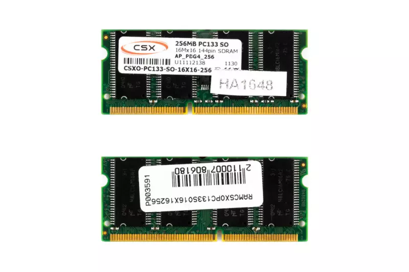 CSX 256MB SDRAM 133MHz 16Mx16 gyári új memória