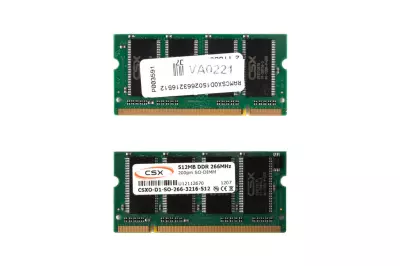 512MB DDR 266MHz gyári új memória