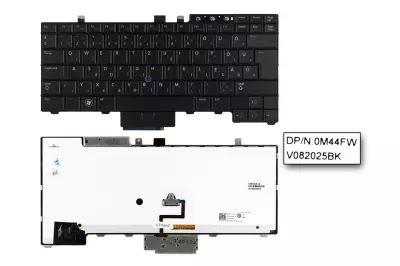 Dell Precision M4500 fekete magyar laptop billentyűzet