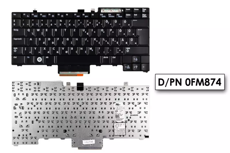 Dell E5510, E6410 gyári új magyar billentyűzet (DPN 0FM874)