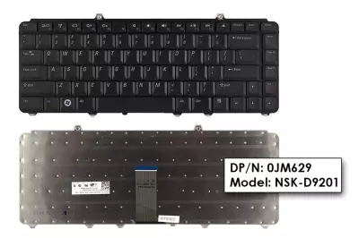 Dell Inspiron 1525, 1526, XPS M1330 gyári új US angol fekete billentyűzet (0JM629)