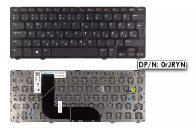 Dell Inspiron 5323 fekete magyar laptop billentyűzet