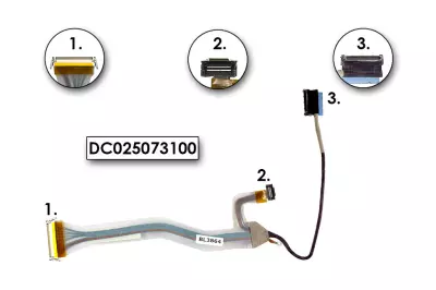 Dell Inspiron 9200, 9300, 9400 használt LCD kábel (DC025073100)
