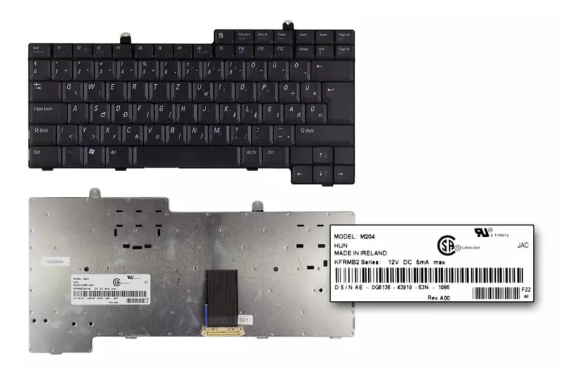 Dell Latitude D500, D600 gyári új magyar billentyűzet (0G6135)