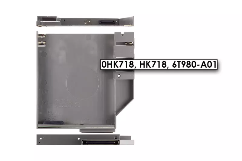 Dell Latitude D520, D620, D630 használt optikai meghajtó beépítőkeret (HK718)