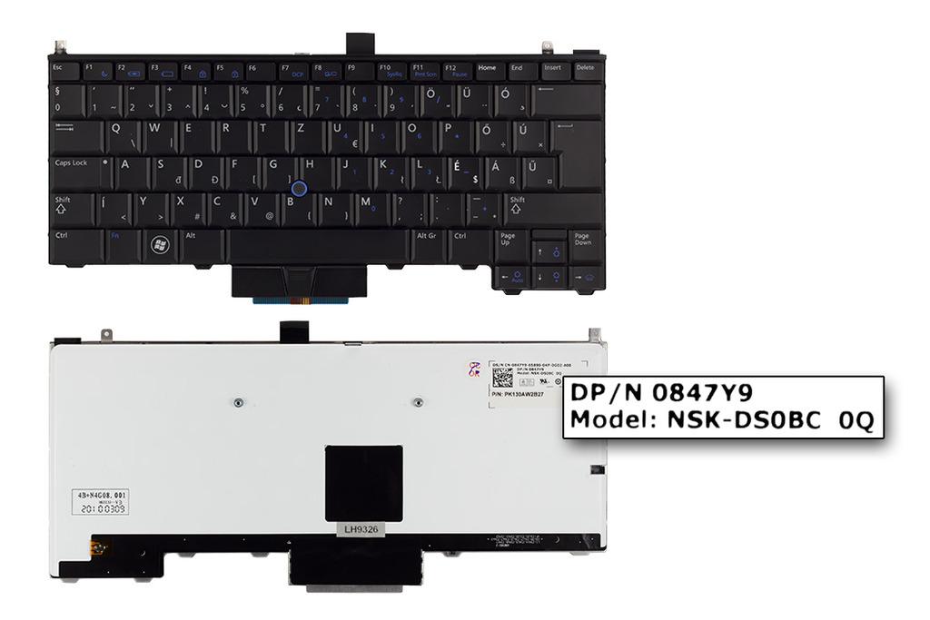 Dell Latitude E4310 gyári új magyar háttér-világításos billentyűzet (0847Y9)