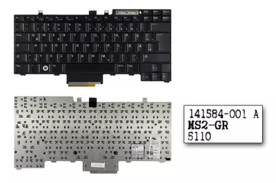 Dell Precision M4500 fekete német  laptop billentyűzet