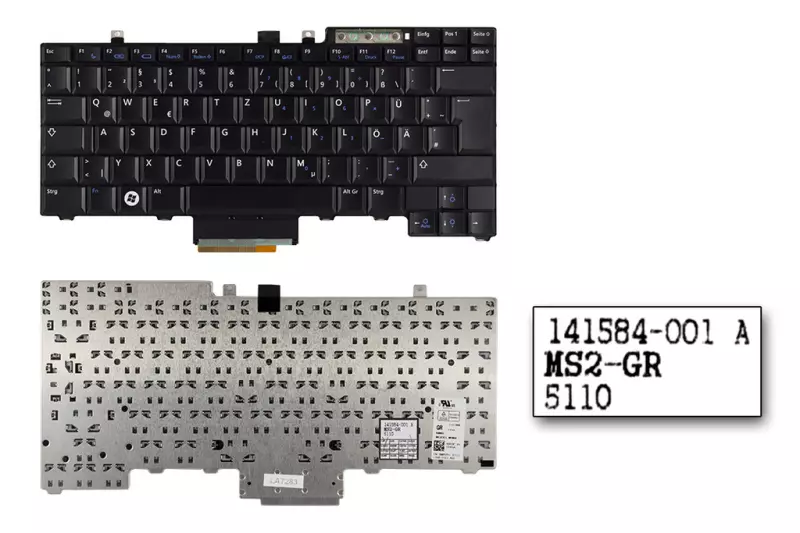 Dell Latitude E5400, E6400, E6410 gyári új német billentyűzet (0MRVHY)