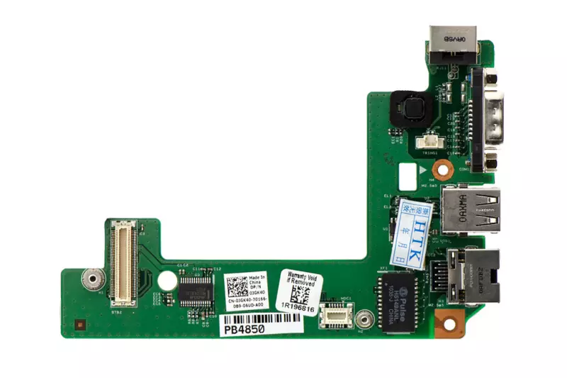Dell Latitude E5510 gyári új USB/VGA/LAN/Modem panel (0JGK40, 48.4EQ15.011)