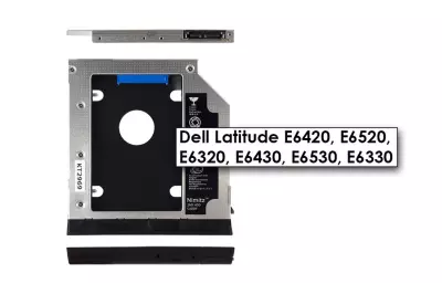 Dell Latitude E6320, E6420, E6520 Winchester beépítő keret 9.5mm-es DVD meghajtó helyére