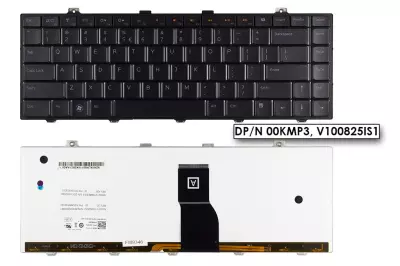 Dell XPS L501 fekete US angol laptop billentyűzet