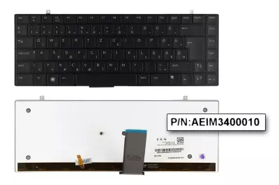 Dell Studio XPS 1645 fekete magyar laptop billentyűzet