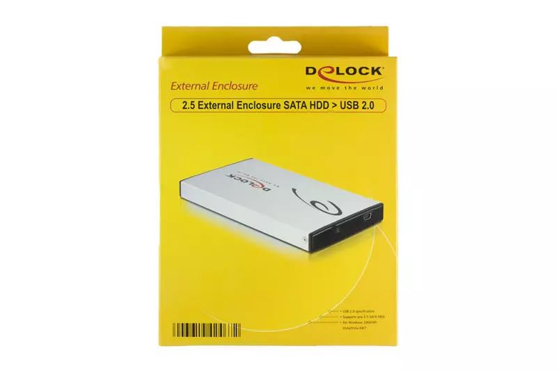Delock 2.5 inch SATA/USB külső rack