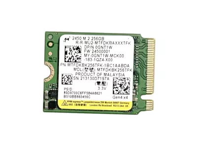 256GB használt M.2 (2230) NVMe SSD kártya