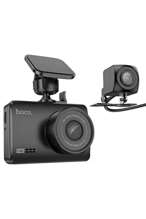 hoco. DV3 autós HD dupla kamera (elülső és hátsó) 2.45 inch-es IPS kijelzővel (DV3)
