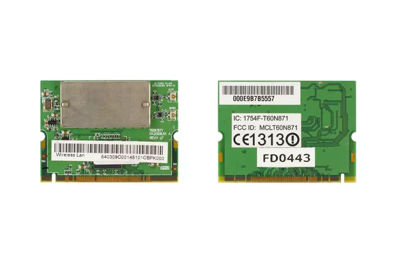 Foxconn használt Mini PCI WiFi kártya (1754F-T60N871)