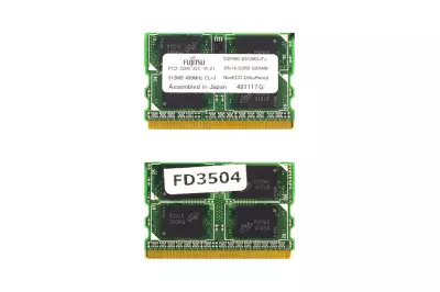 Fujitsu 512MB 400MHz microDIMM DDR2 új memória (PC2-3200-333-10-Z1)