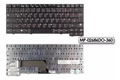 Fujitsu Amilo A7600, D7830, L6820, L6825 használt magyarított billentyűzet (MP-02686DO-360)