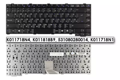Fujitsu Amilo K7600, L1300, L7310, M1420 gyári új magyar billentyűzet (K011818B5)