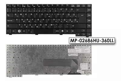 Fujitsu Amilo Pi1505 fekete magyar laptop billentyűzet