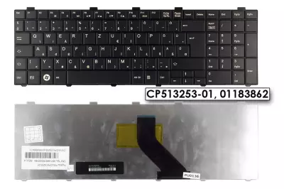 Fujitsu LifeBook A531, AH530, AH531 gyári új magyar fekete billentyűzet (CP513253-01, 01183862)