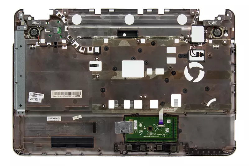 Fujitsu LifeBook A531, AH531 használt felső fedél touchpaddal, bekapcsoló panellel és hangszóróval (CP515931-01)