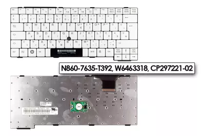 Fujitsu LifeBook C1410, E8210, S7110 gyári új magyar billentyűzet (CP297221-02)