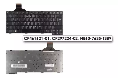 Fujitsu Lifebook E780, T5010, T730 gyári új UK angol fekete billentyűzet, CP461621-01