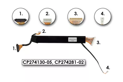 Fujitsu Lifebook E8110 használt kijelző kábel, CP274130-05