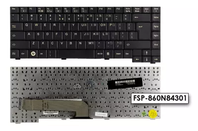 Fujitsu Amilo A3667G fekete US angol laptop billentyűzet