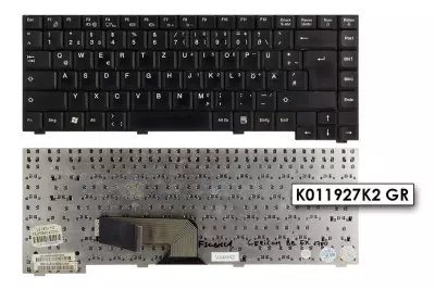 Fujitsu Amilo D8850 fekete német  laptop billentyűzet