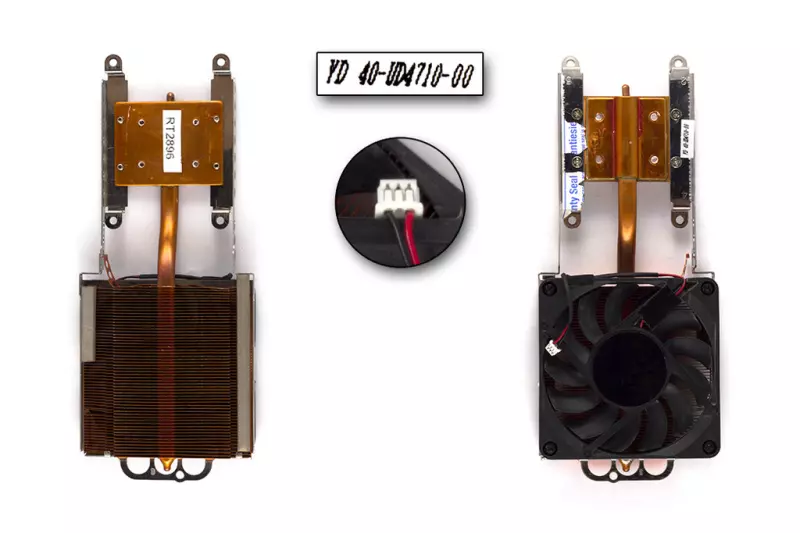 Fujitsu-Siemens Amilo A7620, D8830, L6820 használt komplett hűtő ventilátor egység (FS7005M2B, FD057010HB)