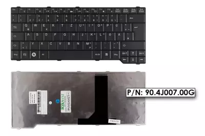 Fujitsu Esprimo V6555 fekete német  laptop billentyűzet