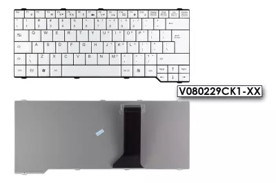 Fujitsu Esprimo X9525 fehér US angol laptop billentyűzet