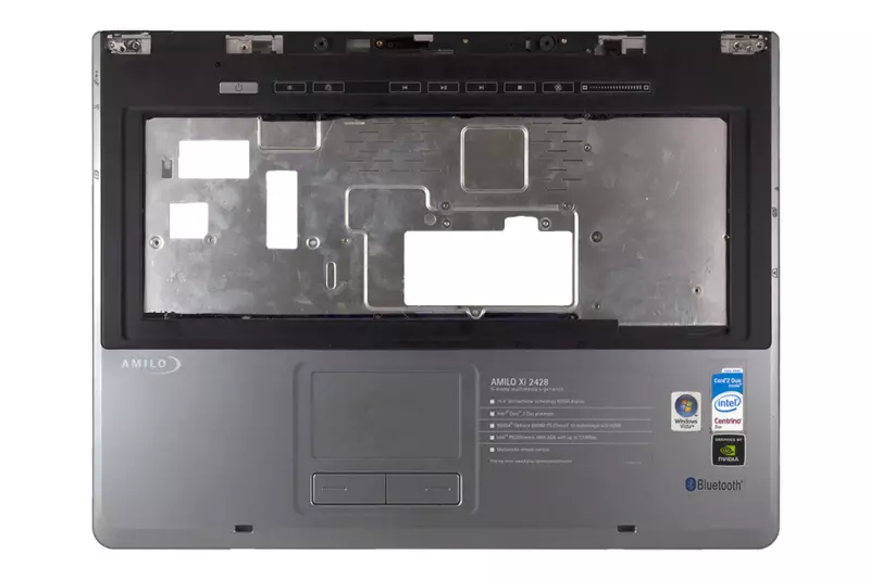 Fujitsu-Siemens Amilo xi2428 Felső fedél, top case, touchpad, palmrest, 72G11526E-30F