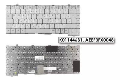 Fujitsu-Siemens LifeBook C1010, C1020 gyári új magyar szürke billentyűzet (K011446B1)