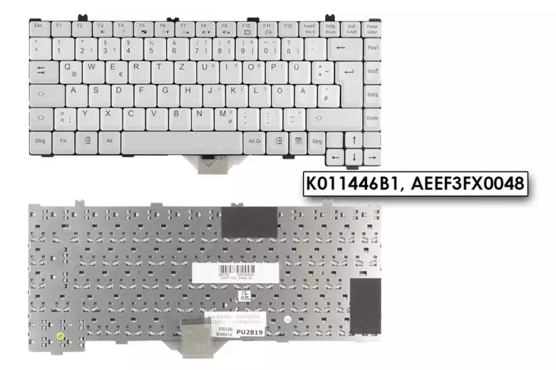 Fujitsu-Siemens LifeBook C1010, C1020 gyári új német szürke billentyűzet (K011446B1)
