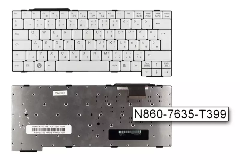 Fujitsu-Siemens LifeBook C1410, E8210, S7110 gyári új magyar billentyűzet (N860-7635-T399)
