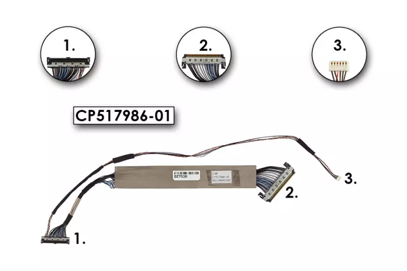 Fujitsu Siemens Lifebook P701, P771 gyári új LCD kábel (CP517986-01)